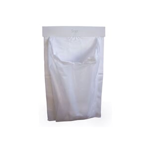 AVFALLSPOSE SOPI PLAST HVIT (50)