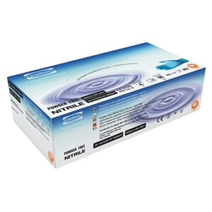 HANSKE ENGANGS  GRANB NITRIL BLÅ XL (100) 114.770-XL