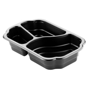 TAKEAWAYBOKS DUNI 3 ROM 1,05L SORT (246)