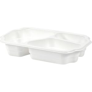 TAKEAWAYBOKS DUNI 3 ROM 1,2L HVIT (246)