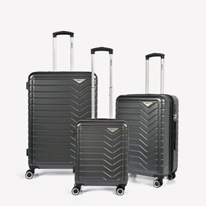 KOFFERT NORDIC EDITION 3-SETT CHARCOAL EKSPENDERBAR