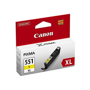 BLEKK CANON CLI-551 XL GUL