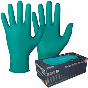 ENGANSHANSKE NITRIL GRØNN 114.990 (100)