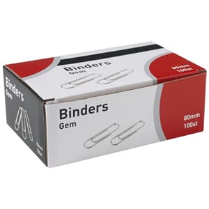 BINDERS KJEMPE 80MM(100)
