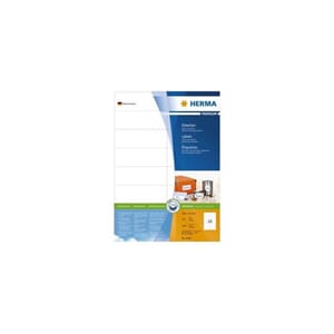 ETIKETT HERMA PREMIUM A4 105X37MM (1600)