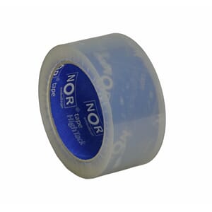EMBALLASJETAPE 38X66MM KLAR STØYSVAK (6) 130160