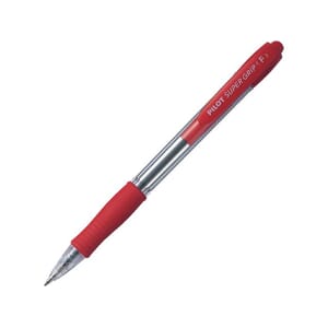 KULEPENN PILOT BPGP-10R-F RØD SUPER GRIP PILOT