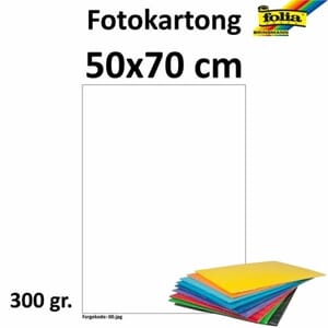 FOTOKARTONG 50X70 300G HVIT