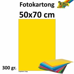 FOTOKARTONG 50X70 300G SOLGUL