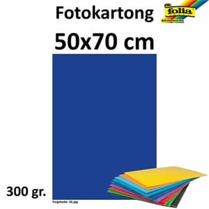 FOTOKARTONG 50X70 300G MARINEBLÅ