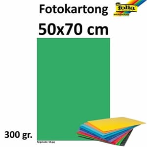 FOTOKARTONG FOLIA 50X70 300G SMARAGDGRØN