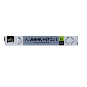 ALUMINIUMSFOLIE 29CMX20M UNIK