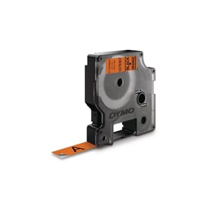 TAPE DYMO D1 12MM X 3M SORT/ORANGE