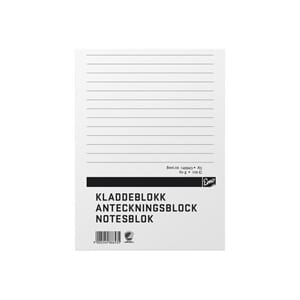 KLADDEBLOKK A5  LINJ 100BL 60G LIMT