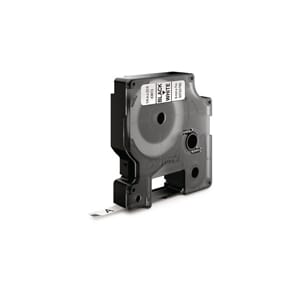 MERKETAPE DYMO D1 6MM X 7M SORT/HVIT