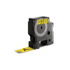 TAPE DYMO D1 19MM X 7M SORT/GUL