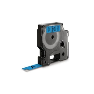 MERKETAPE DYMO D1 12MM X 7M SORT/BLÅ