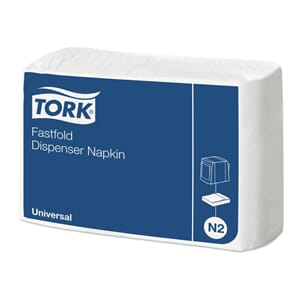 DISPENSERSERVIETT TORK 1L N2 HVIT (300)