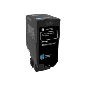 TONER LEXMARK 74C2HCE CORP 12K CYAN