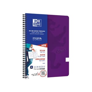 NOTATBOK OXFORD TOUCH A4+ 90G ULINJERT