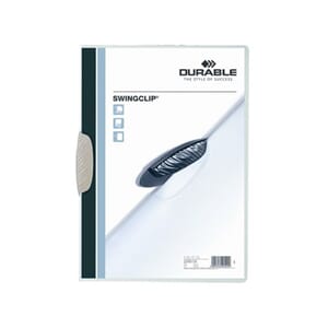 KLEMMAPPE SWINGCLIP A4 30 ARK HVIT