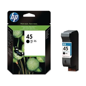 BLEKK HP 51645AE NO45A SORT