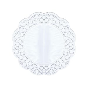 KAKEPAPIR Ø36CM HVIT (6) PAPSTAR