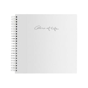 FOTOALBUM BURDE 30X30CM COL OF LIFE HVIT