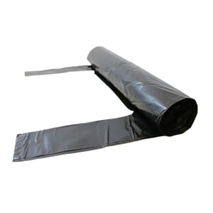 AVFALLSSEKK LD-PE 72X125CM 35MY KNYTE SORT (10)