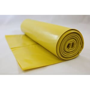 AVFALLSSEKK LD-PE 77X130CM 150MY GUL(10)