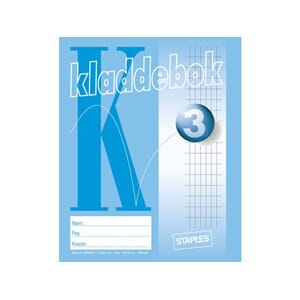 KLADDEBOK 17X21CM 55G 30BL 5X10MM RUTER