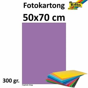 FOTOKARTONG FOLIA 300G 50X70 LILLA