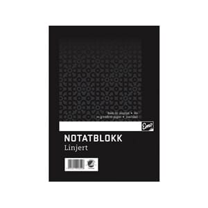 NOTATBLOKK EMO A6 70G 100BL LINJ SPIRAL
