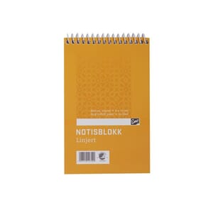 NOTISBLOKK  8X13CM 50BL 60G LINJ S