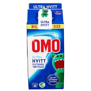 TØYVASK OMO HVITT FLYTENDE 1,5L