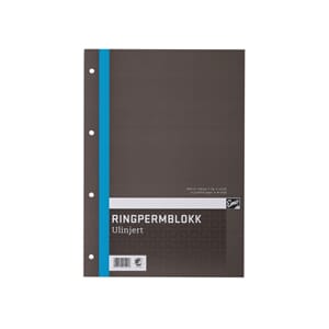 RINGPERMBLOKK EMO A4 70G 80BL ULINJERT