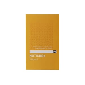 NOTISBOK 7.5X12CM 32BL 60G LINJ