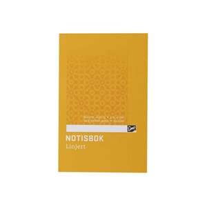 NOTISBOK EMO 9X14CM 32BL 60G LINJ S
