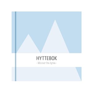 HYTTEBOK GRIEG ULINJ KVADRAT LYS BLÅ