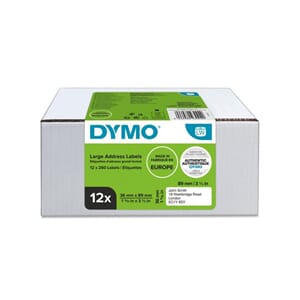 ETIKETT DYMO ADRESSE 36X89MM 260ST (12)