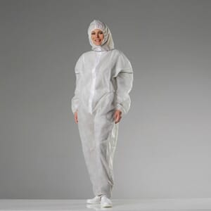 ENGANGSDRESS NONWOVEN MED HETTE