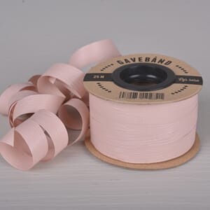 GAVEBÅND LYS ROSA 10MM X 25M