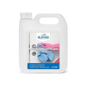 OVERFLATEDESINFEKSJON BLÅTIND 4 LITER