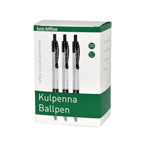KULEPENN B.N.T 0,7MM SORT (50)