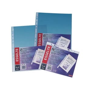 PLASTLOMME ESSELTE A4 TOPPÅPN 38MY (100