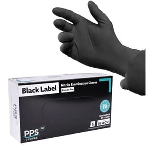 ENGANGSHANSKE  PPS STR L SVART BLACK LABEL (100)