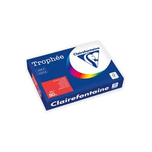 KOPIPAPIR TROPHEE A480G RØD (500)