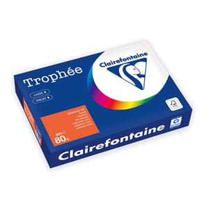KOPIPAPIR TROPHEE A4 80G ORANGE (500)