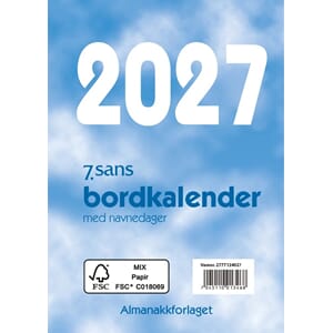 7.SANS BORDKALENDER