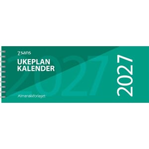7.SANS UKEPLANKALENDER